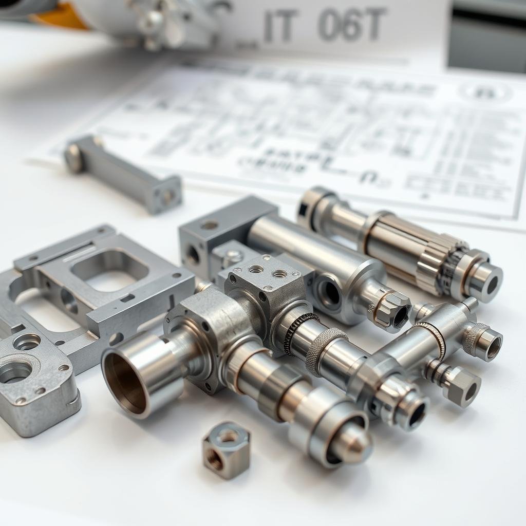 Precision aerospace components manufactured through billet machining