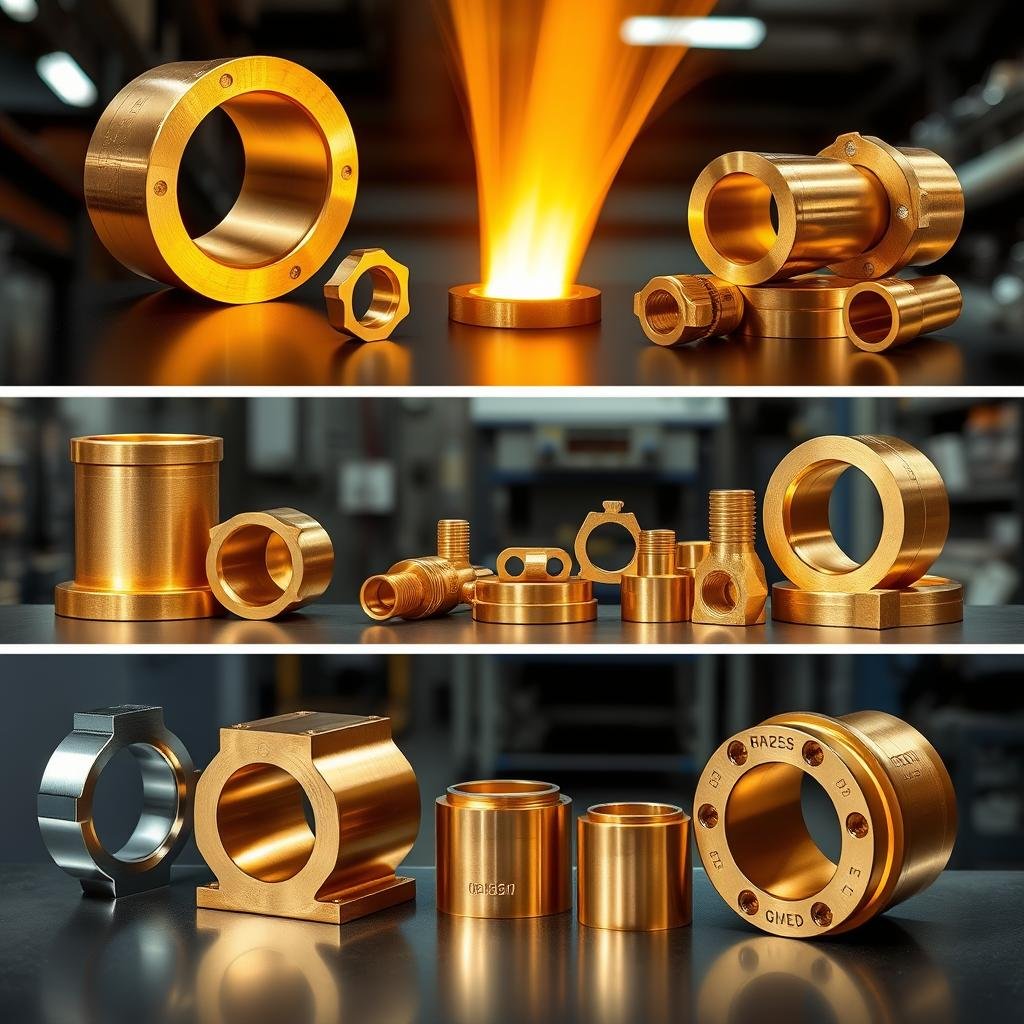 Precision brass forging at MAIKONG's manufacturing facility