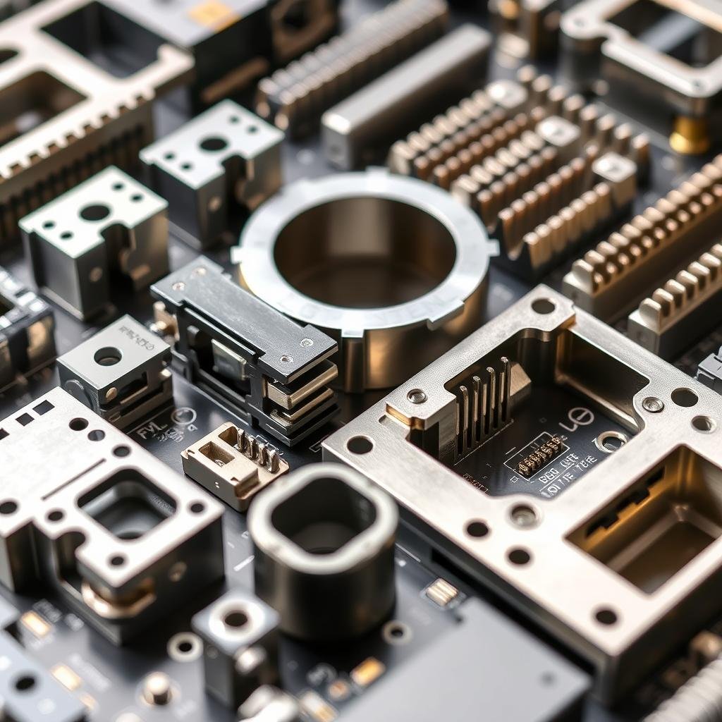 Precision electronic component housings and parts made through MAIKONG's metal forge processes