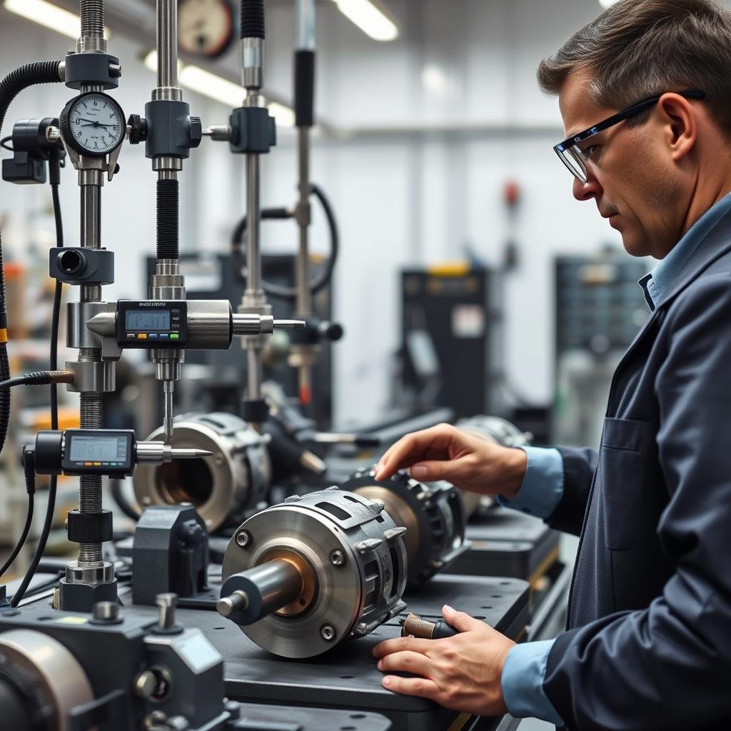 Quality control inspection of MAIKONG forged components