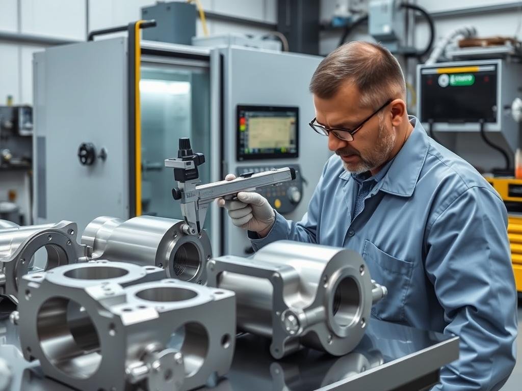 Quality control inspection of aluminum forged components