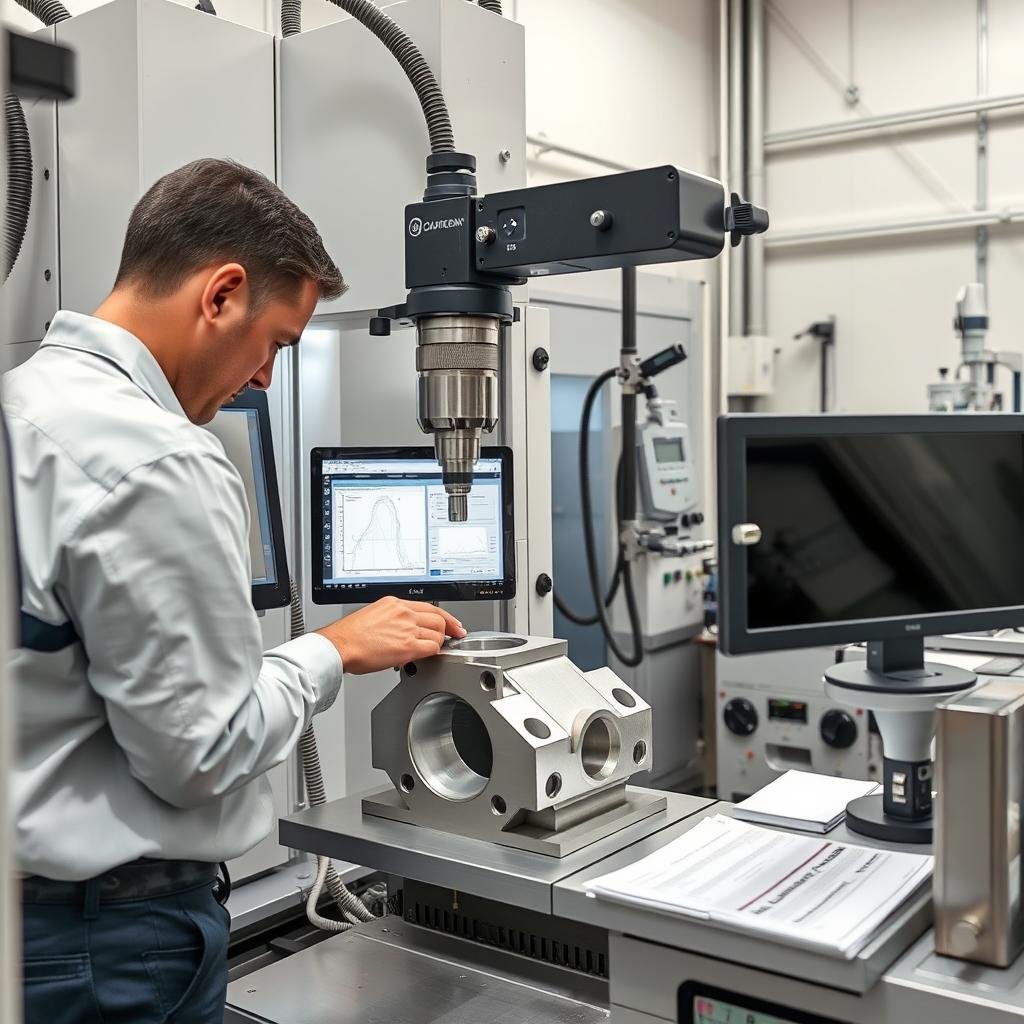 Quality control inspection of aluminum forged components