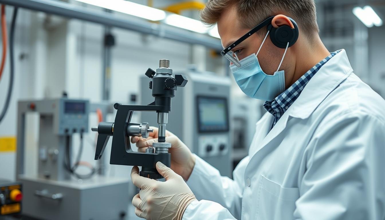 Quality control inspection of aluminum forgings and extrusions tool ferrules at MAIKONG facility