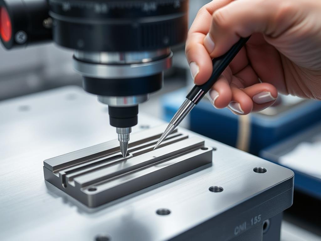 Quality control inspection of cold forged type-ii anodized machined aluminum components Quality control inspection of cold forged type-ii anodized machined aluminum components