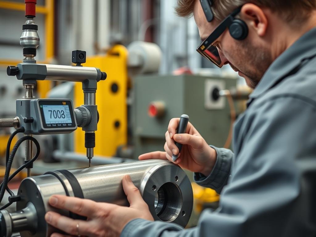 Quality control inspection of finished steel forgings