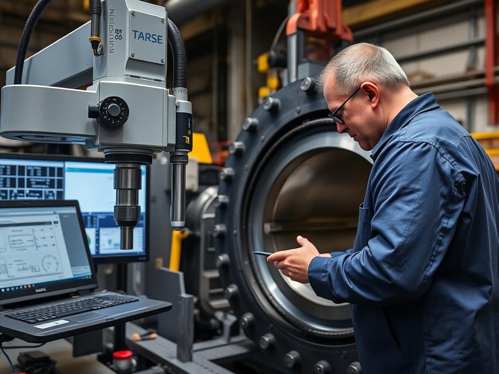 Quality control inspection of forge tooling at MAIKONG