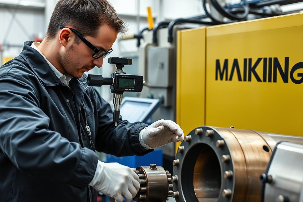 Quality control inspection of forge tooling at MAIKONG Quality control inspection of forge tooling at MAIKONG