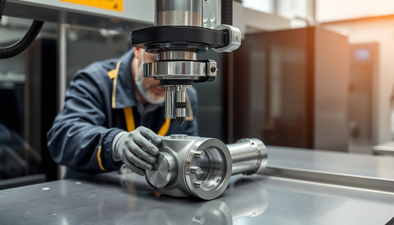 Quality control inspection of forged components at MAIKONG