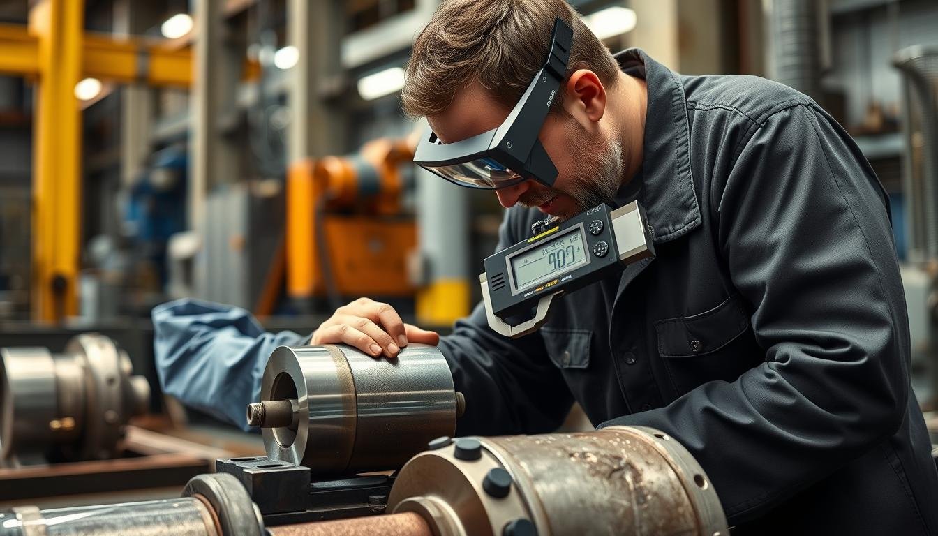 Quality control inspection of forged steel components