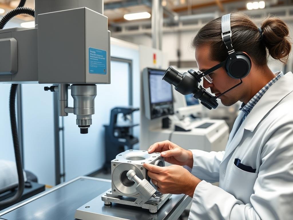 Quality control inspection of hot forged aluminum components