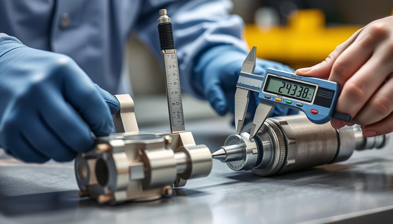 Quality control inspection of precision forged components