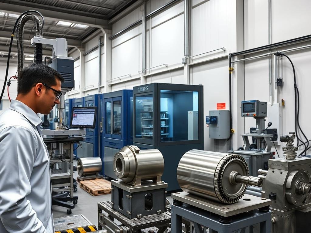 Quality control laboratory at MAIKONG aluminum forging factory