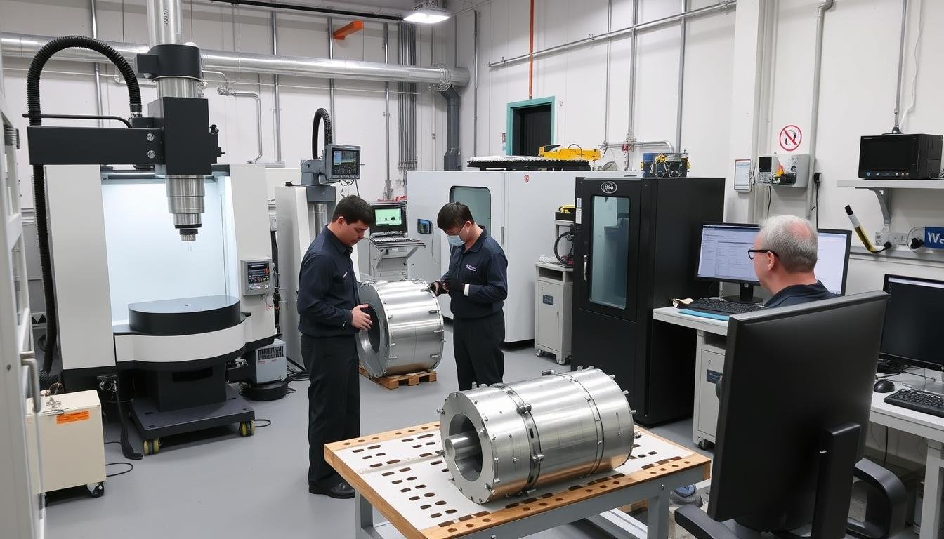 Quality control laboratory at MAIKONG's aluminum forging facility