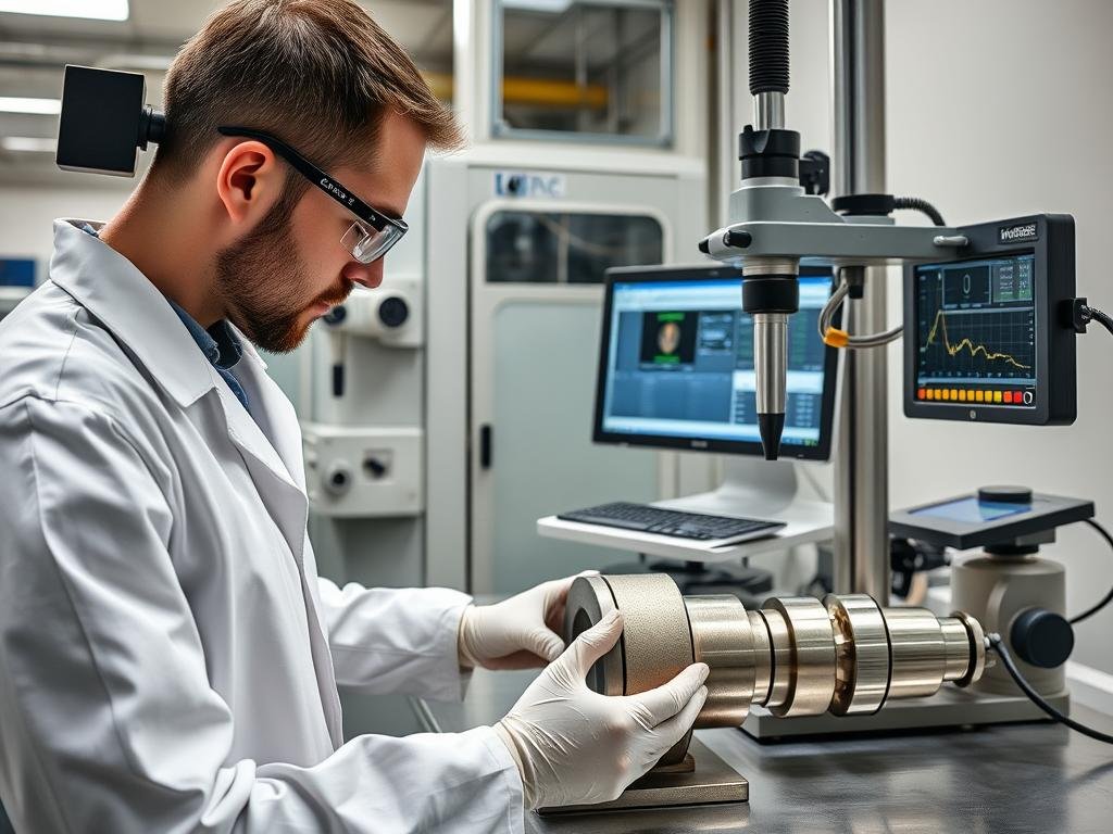 Quality control testing of forged components at MAIKONG laboratory