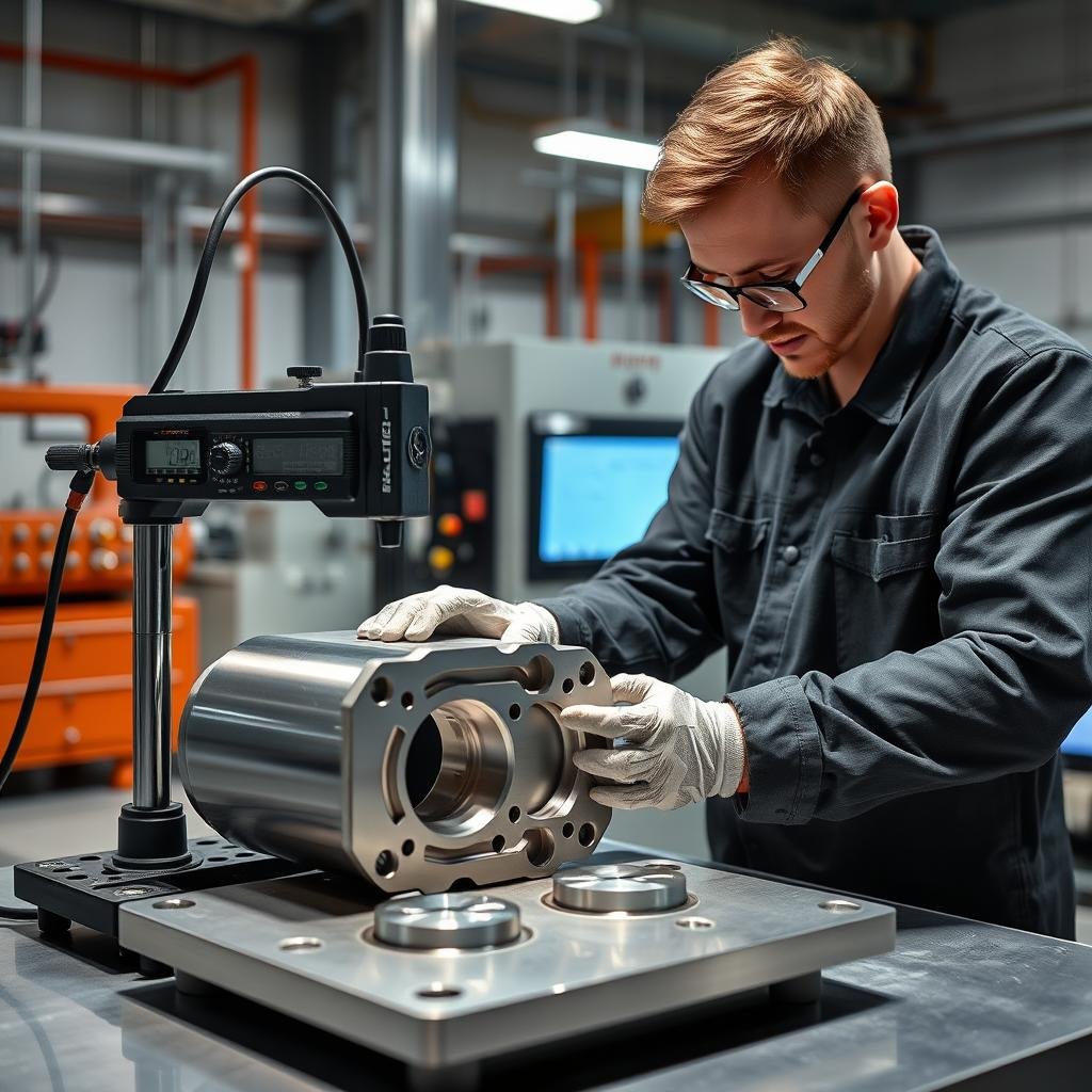 Quality inspection of aluminum forged parts at MAIKONG