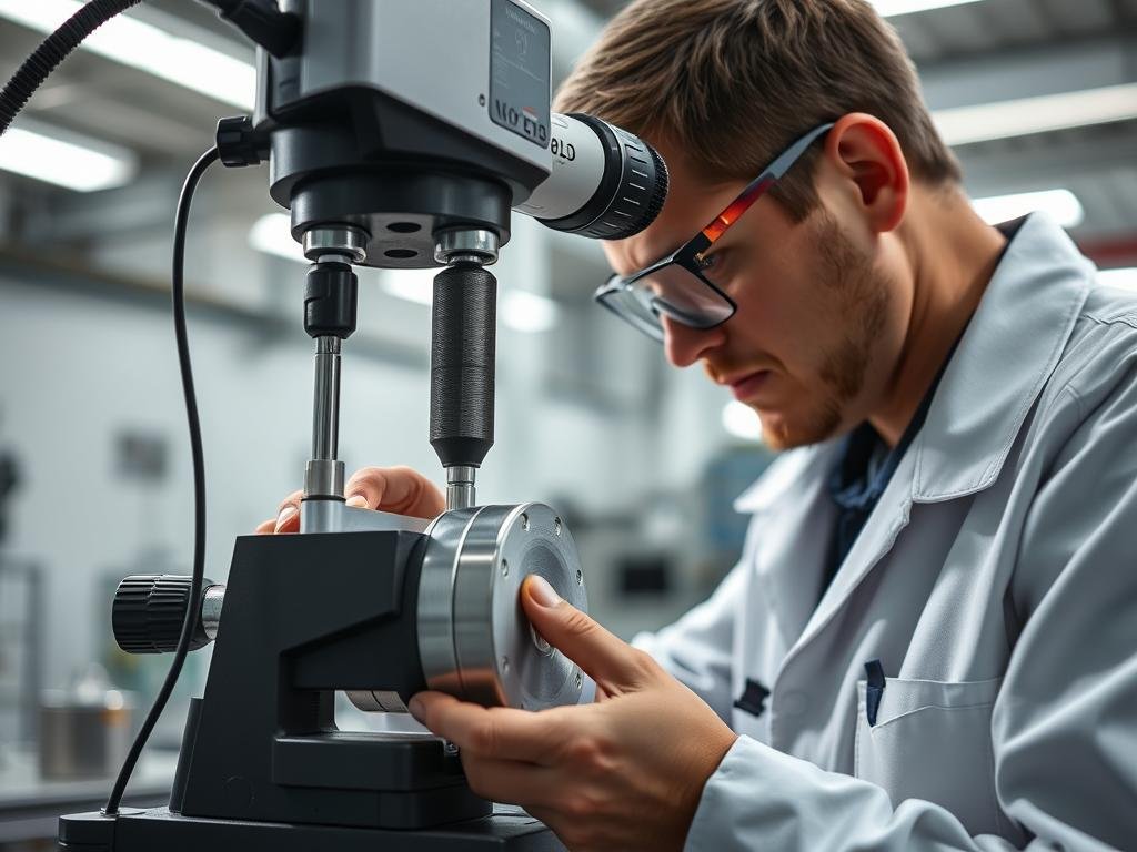 Quality inspection of aluminum forged parts