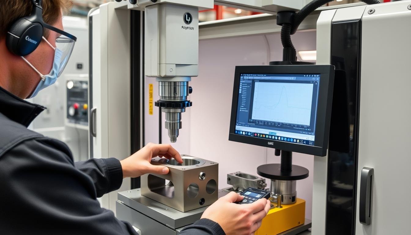 Quality inspection of billet machined components using CMM