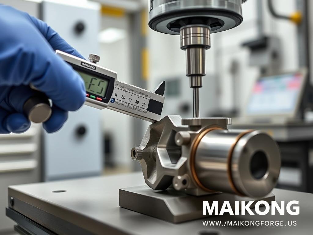 Quality inspection of billet machined parts at MAIKONG