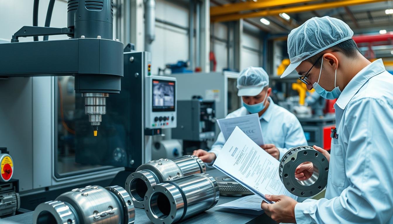 Quality inspection of forged components at MAIKONG facility using advanced measurement equipment