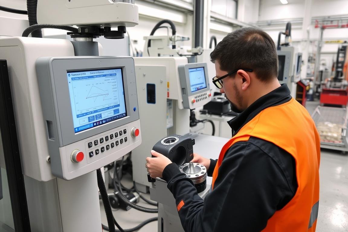 Quality inspection of forged components using precision measurement equipment