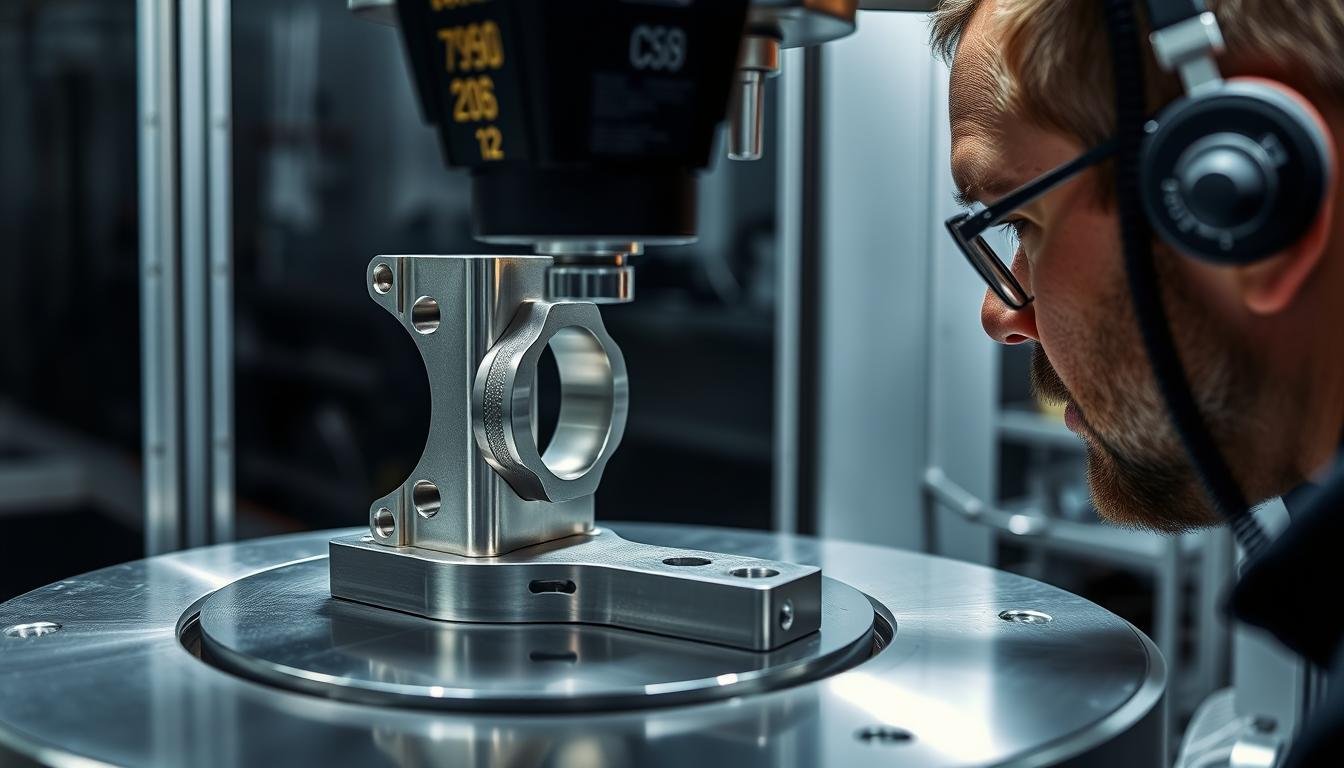 Quality inspection of machined aluminum forgings 7075 t6