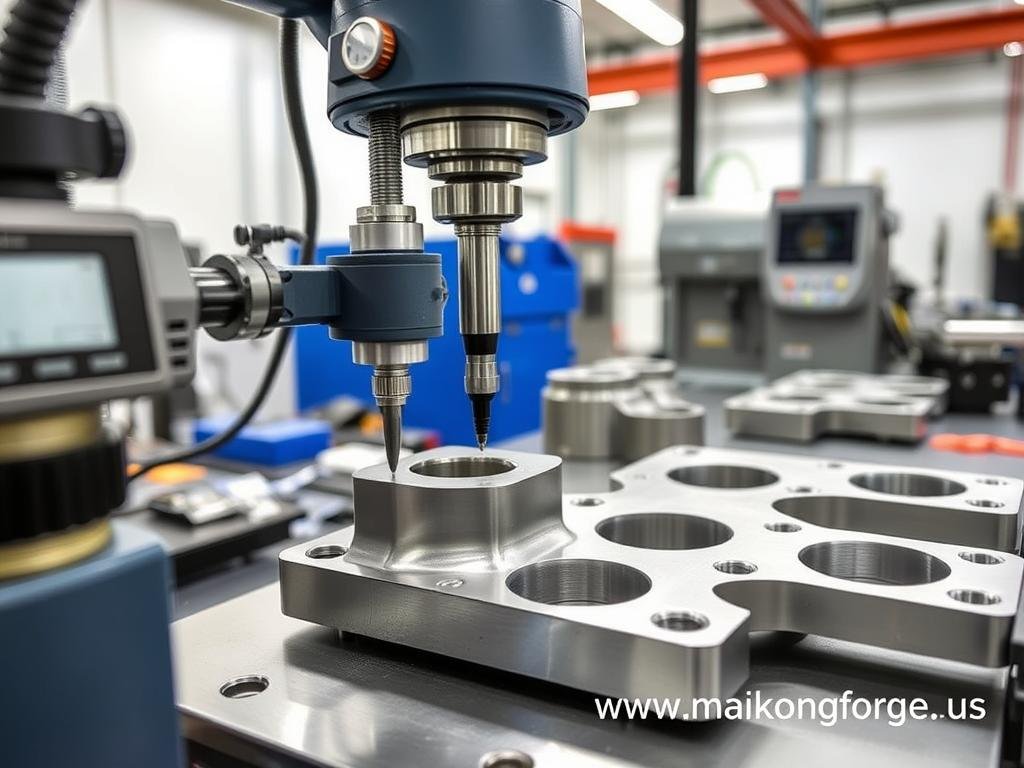 Quality testing of aluminum forged components at MAIKONG