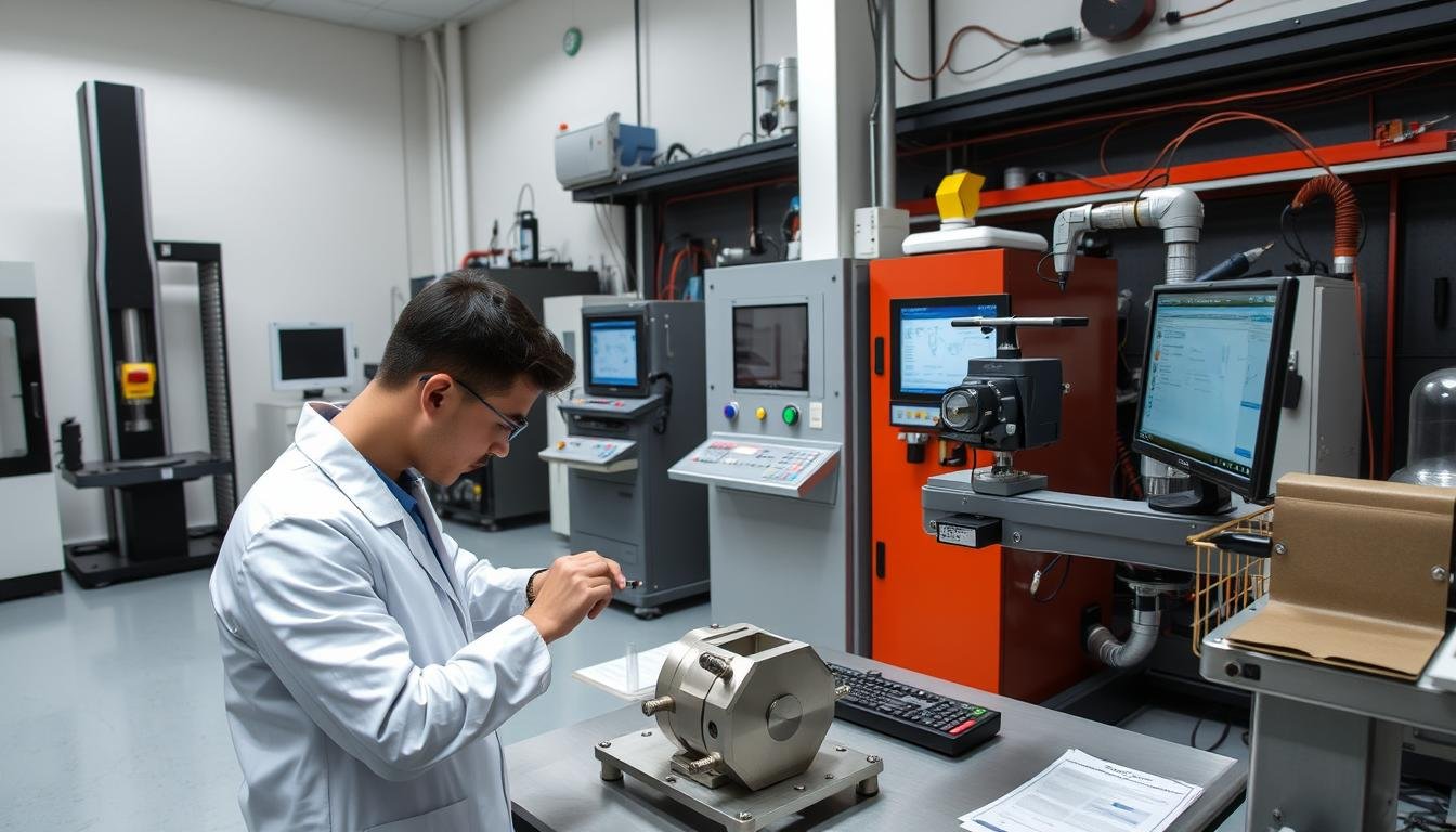 Quality testing of aluminum forgings at MAIKONG laboratory Quality testing of aluminum forgings at MAIKONG laboratory