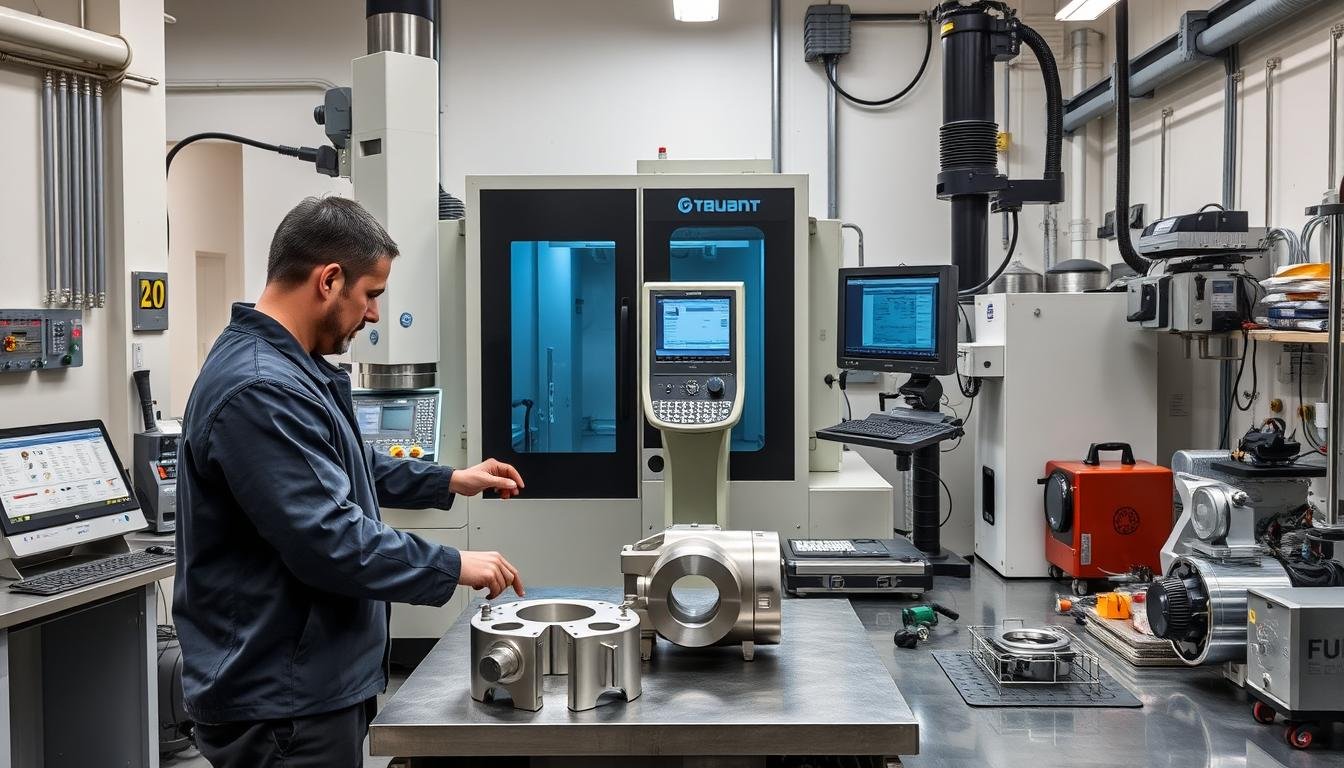 Quality testing of hot forged aluminum components at MAIKONG Quality testing of hot forged aluminum components at MAIKONG