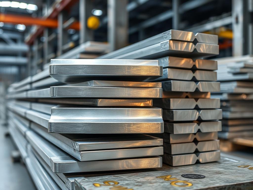 Recycled aluminum billets ready for forging at MAIKONG facility