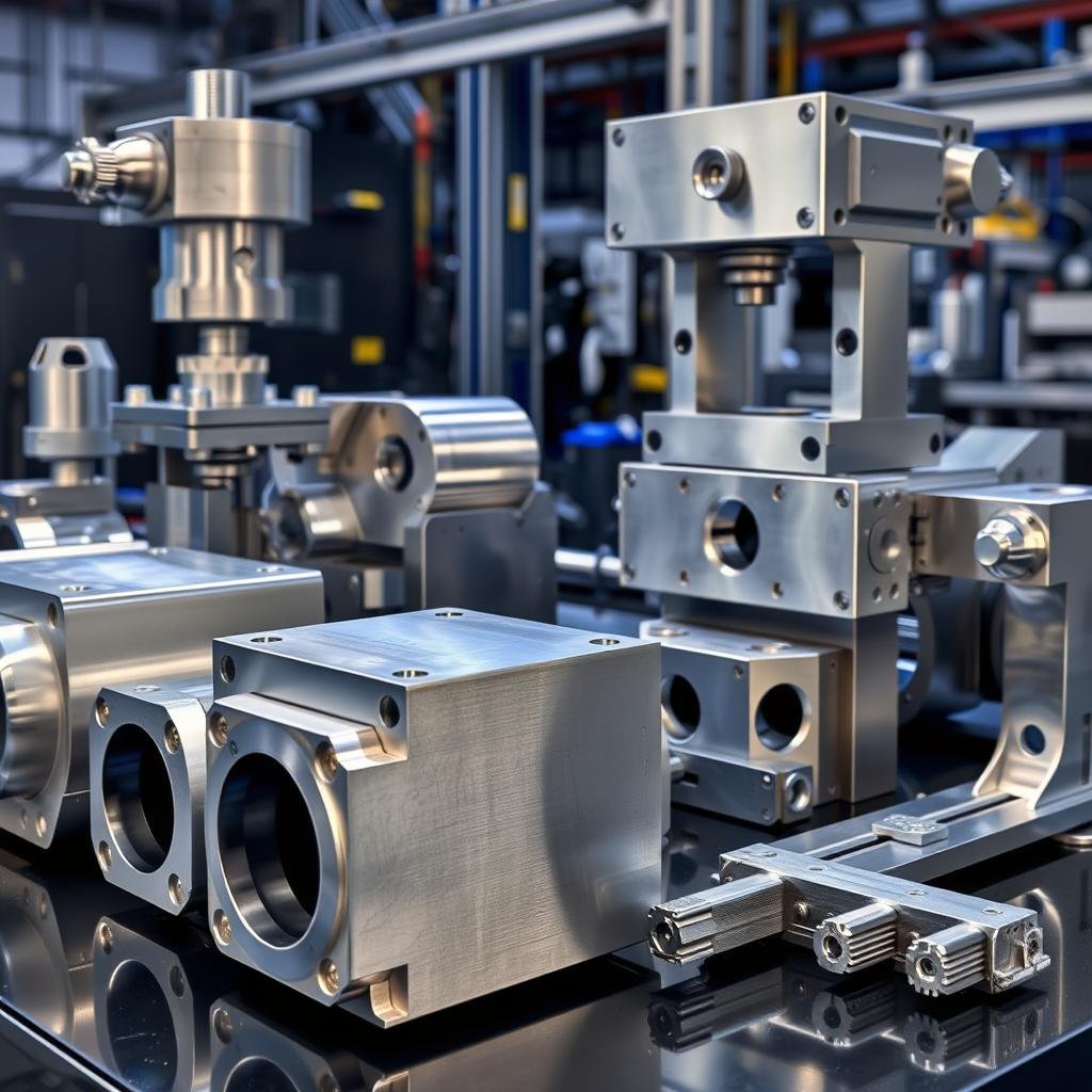 Robotics and automation components machined from billet