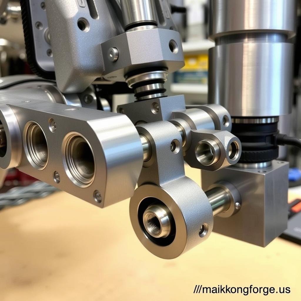 Robotics components manufactured using Billet Machining Process