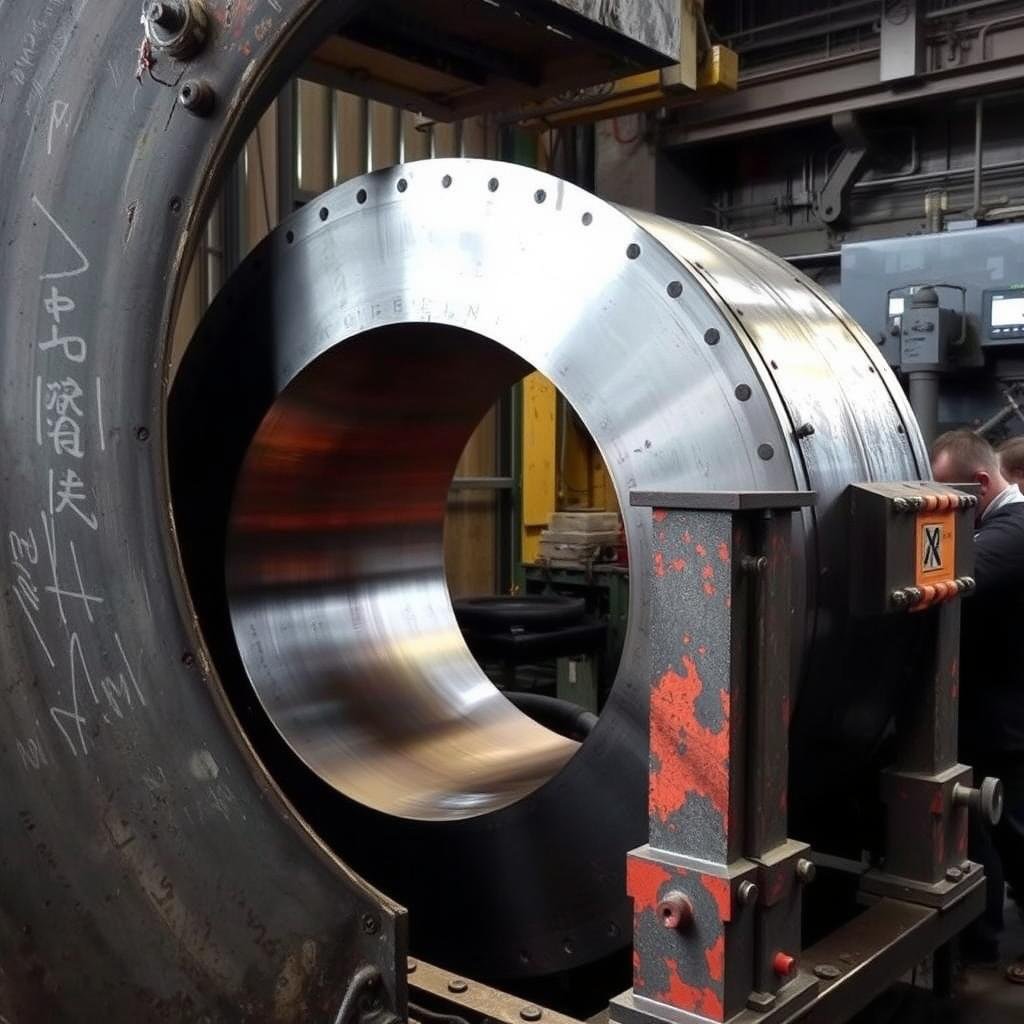 Seamless rolled ring forging process