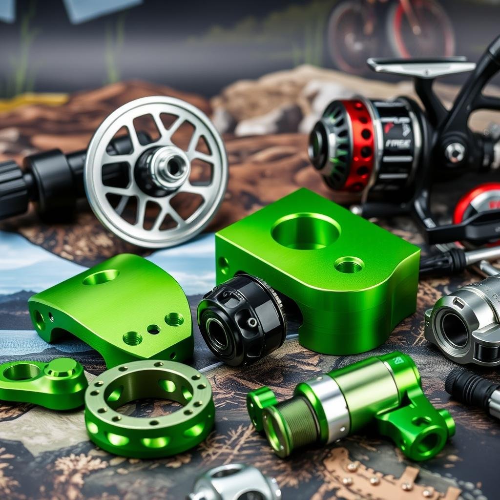 Sporting goods made from cold forged type-ii anodized machined aluminum