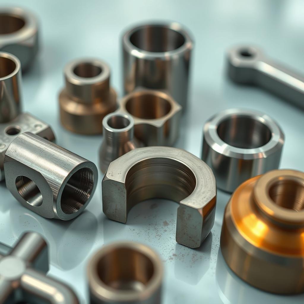 Steel alloy forged components