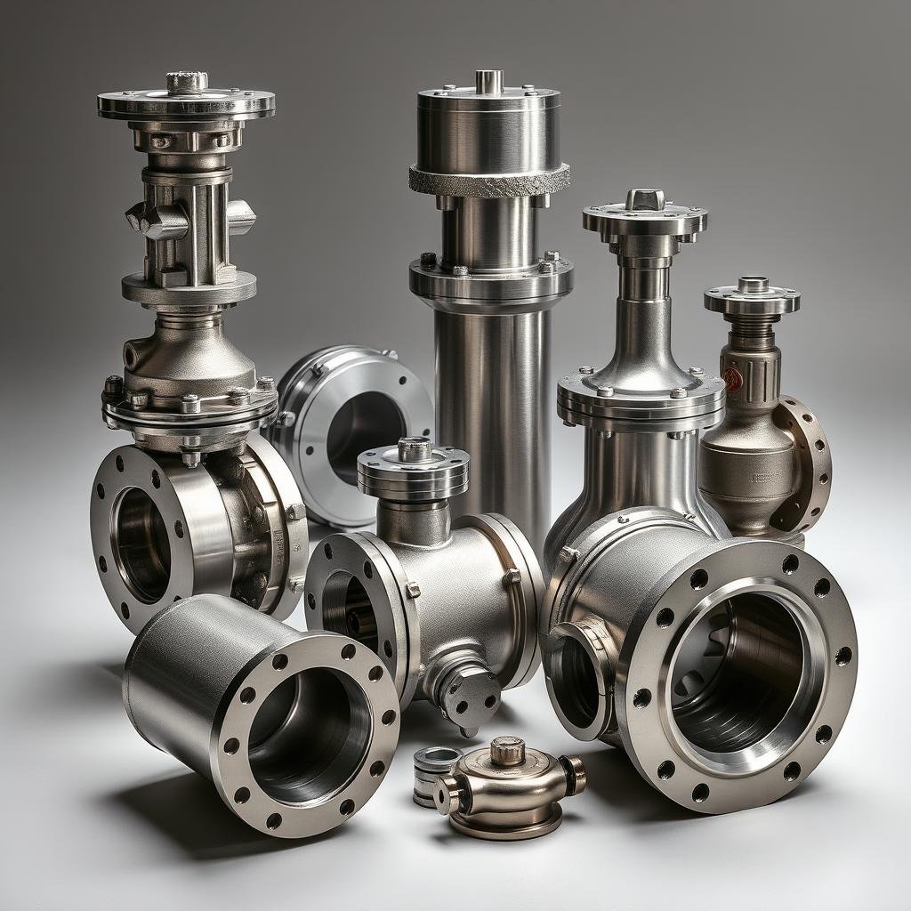 Steel forged components for energy sector including valve bodies