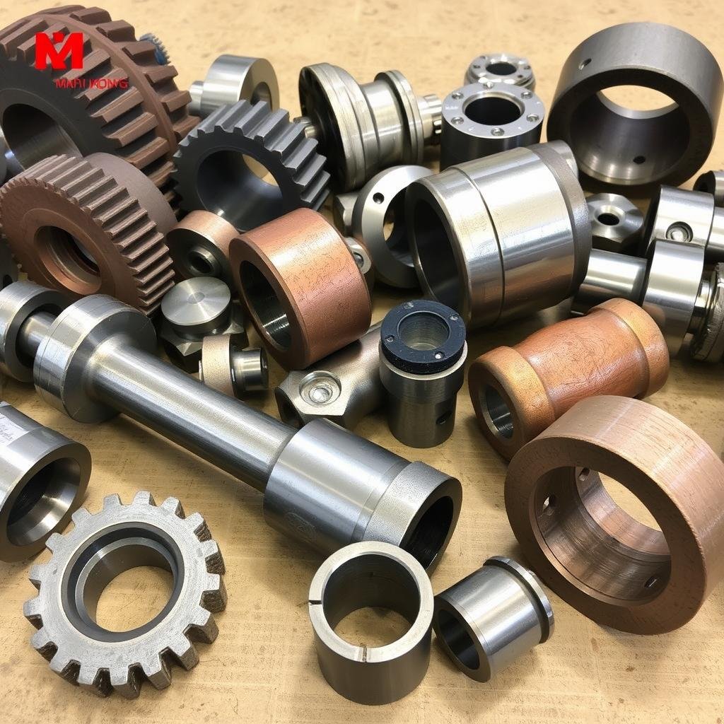 Steel forged components showing the strength and precision achieved through MAIKONG's forging procedures