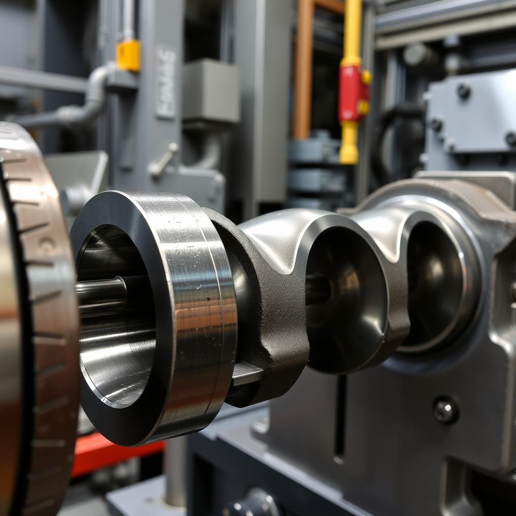 Steel forged crankshaft for automotive engine