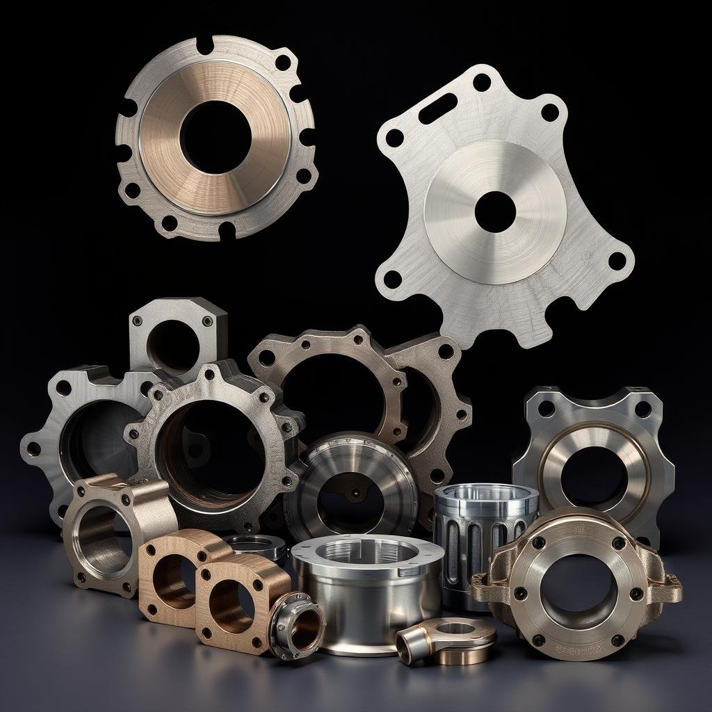 Steel forged parts showing precision and quality