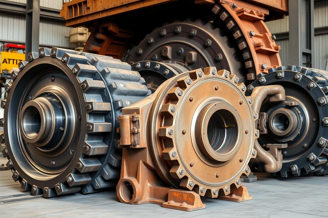 Steel forgings for heavy equipment and industrial machinery