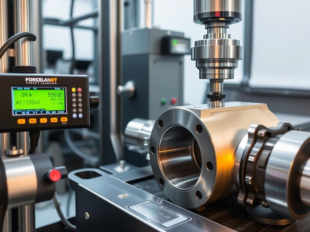 Stress testing of forged aluminum showing Benefits of Forged Aluminum in mechanical performance