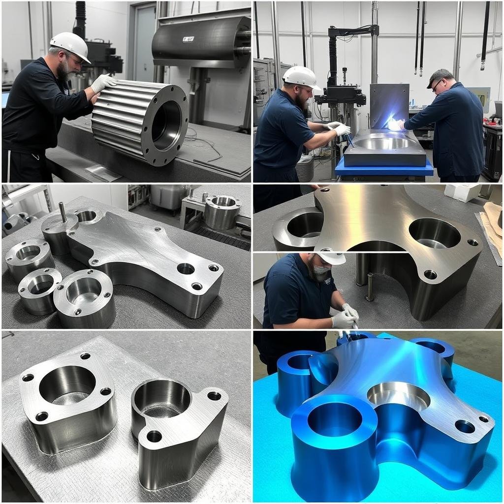 Surface finishing of billet machined components