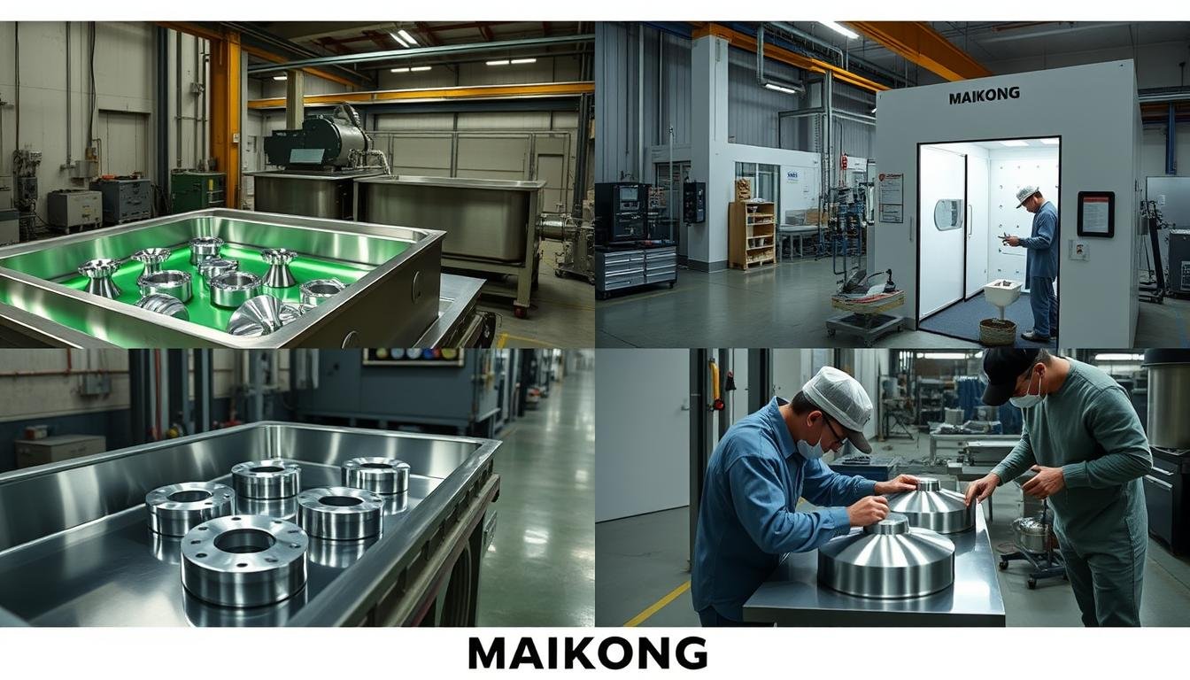 Surface finishing processes for aluminum forgings at MAIKONG