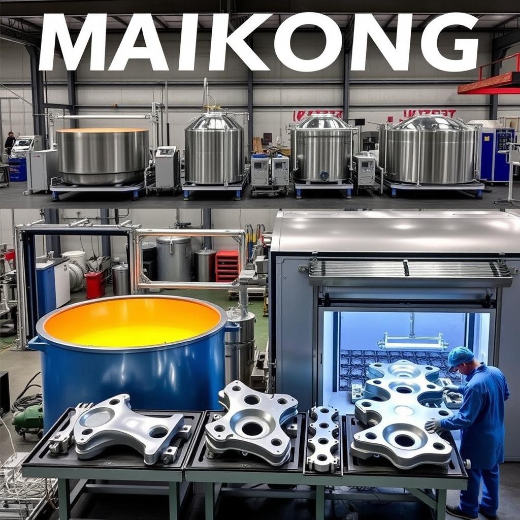 Surface treatment facility for aluminum forgings