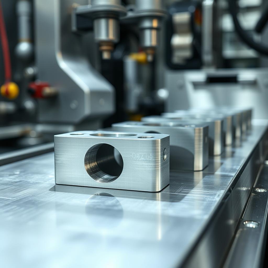 Surface treatment for machined aluminum forgings 7075 t6