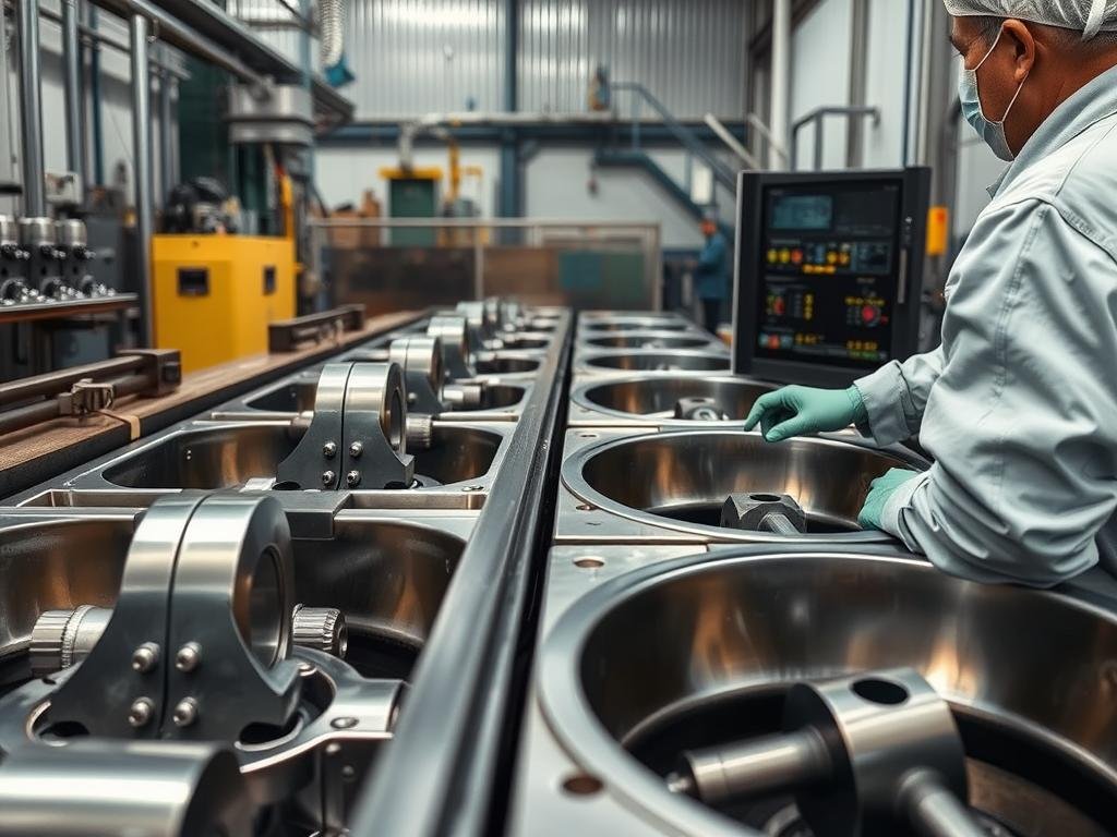 Surface treatment of aluminum forged components