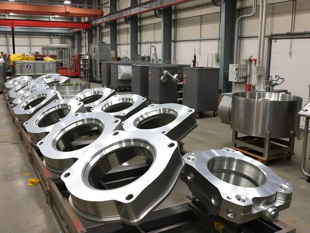 Surface treatment of aluminum forged components