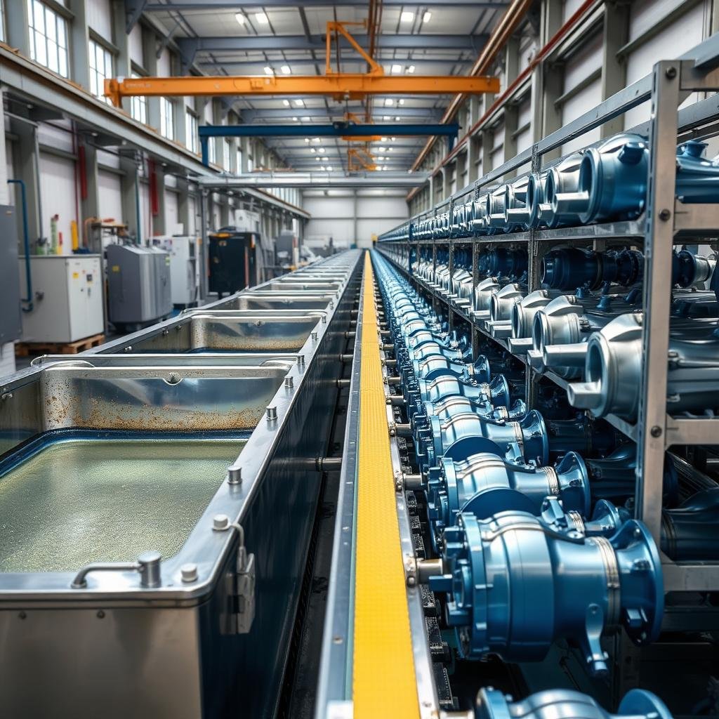 Surface treatment of forged aluminum components