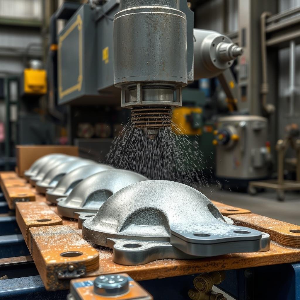 Surface treatment process for forged components