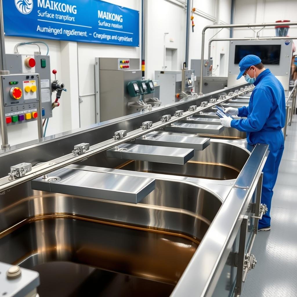 Surface treatment processes for aluminum forgings at MAIKONG