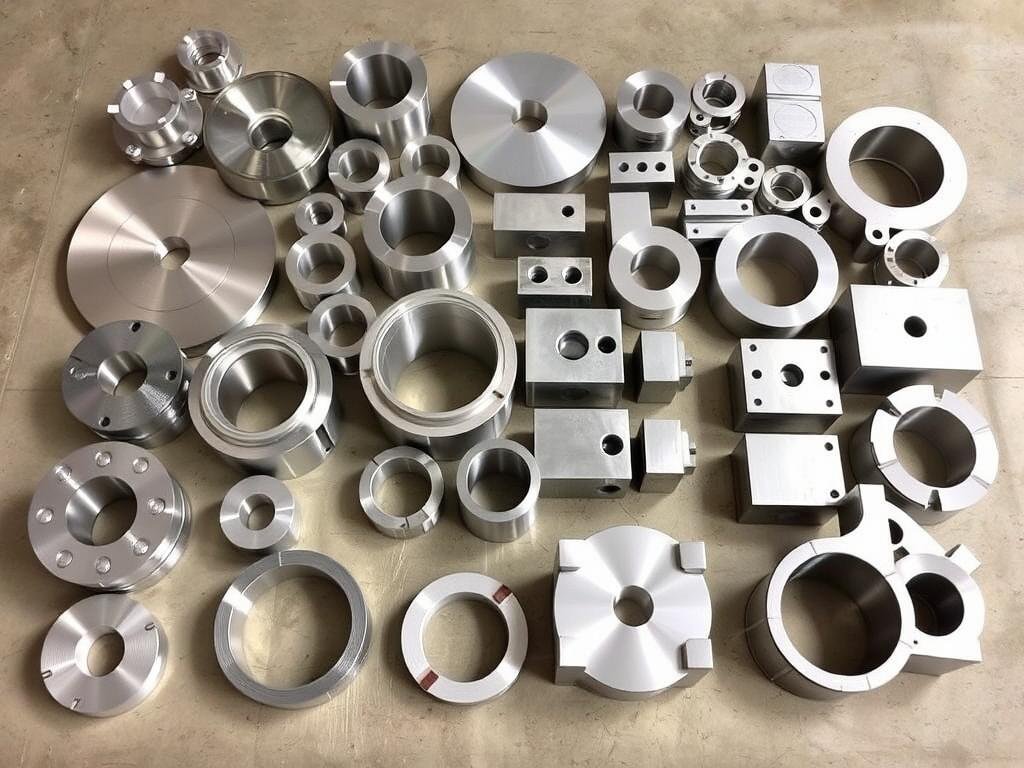 Various 7050 aluminum forgings produced by MAIKONG
